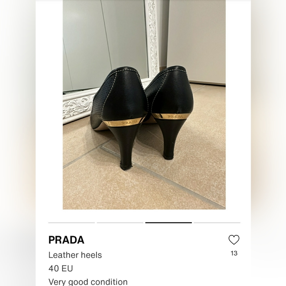 EUC Prada Heels size EU40